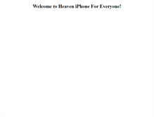 Tablet Screenshot of frtest.heaveniphone.com